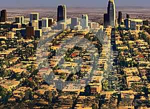 Hancock Park neighborhood in Los Angeles, California USA.