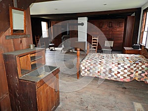 Hancock Shaker Village Hired Mens bedroom