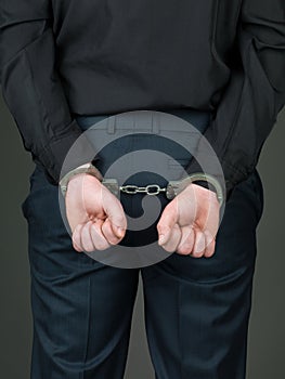 Hancuffed individual palmes closed