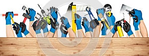 Hand tools banner