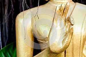 Hand buddha image in Temple