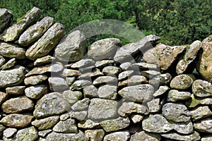 A Hand Built Cumbrian Drystone Wall