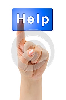 Hand and button Help