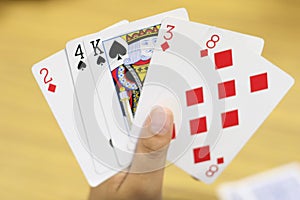 Hand of cards