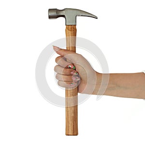 Hand with claw hammer