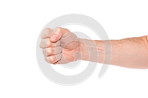 Hand with clenched fist