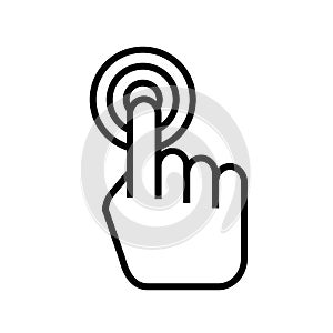 Hand click icon