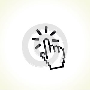 Hand click icon