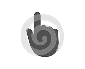 Hand Click icon. Finger touch sign. Vector