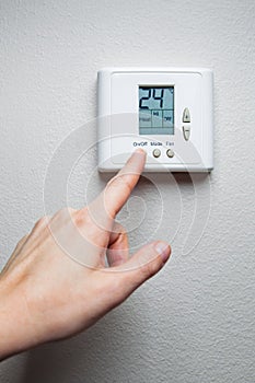 Hand with climate control