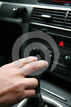 Hand control car's switching