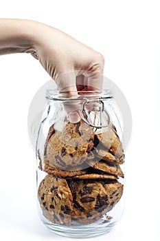 Hand in the cookie jar photo