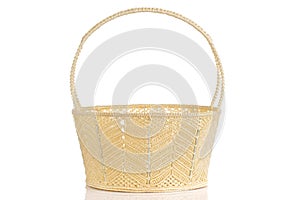 Hand craft plastic basket with shadow