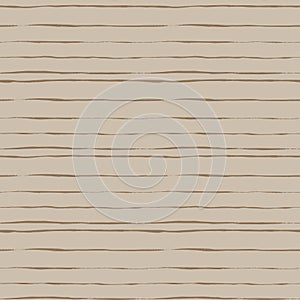 Hand crafted beige striped seamless pattern. Vector scandinavian background with brush ink strokes. Simple pattern. Perfect for