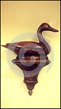 Hand Crafted Wooden Duck Decoy Wall Decor