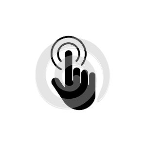Hand cursor icon. cursor vector. hand cursor icon clik