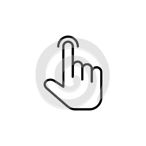 Hand cursor icon. cursor vector. hand cursor icon clik