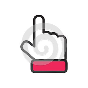 hand cursor. Vector illustration decorative design