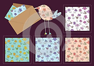 Hand Drawing Flower Pattern_eps