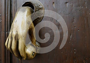 Hand Door Knocker