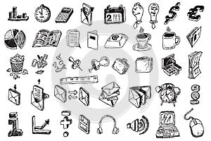 Hand draw business elements