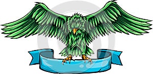 hand draw of eagle vector illustration design