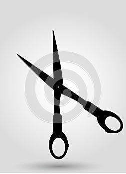 Hand draw, sketch of Scissor