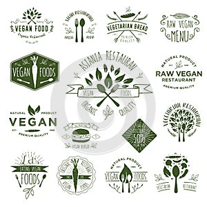 Hand Drawing Vegan Badges