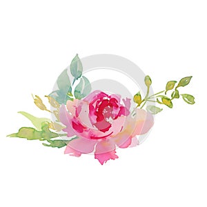 Boda boda. a rosa a verde flores ornamento 