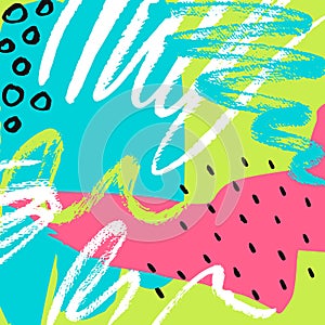 Hand drawn abstract background