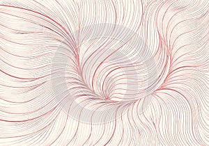 Hand drawn abstract pink gold floral lined pattern background texture luxury style