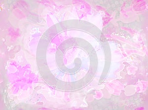 Colorful illustration - abstract patterns , floral decorations - big Orchidaceae.