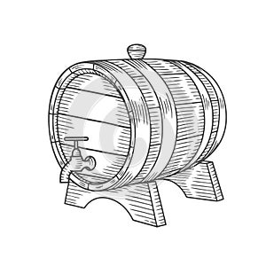 Hand drawn barrel