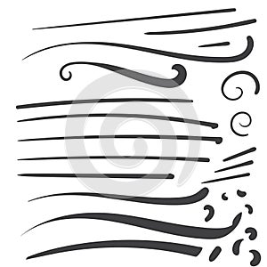 Hand Drawn Black squiggle swoosh text font tail for baseball tshirt design w a calligraphy swirl