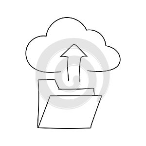 Cloud Storage Upload with Folder and Arrow