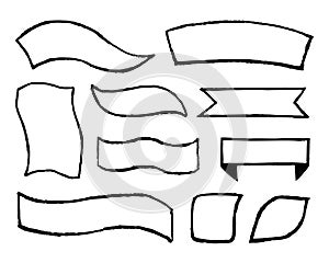 Hand Drawn Comic Shape Design Vector - Hand Drawn Text Boxes