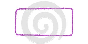 Hand Drawn Crayon Rectangle Quote Box