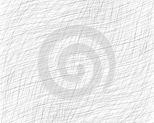 Hand drawn cross-hatching with a pencil. Oblique grey fine lines, scribble, Doodle, daub. Vector overlay. Isolated background.