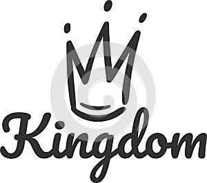 Hand drawn crown symbolizing kingdom, authority, monarchy, royalty, leadership and power, ideal for graphic design projects photo