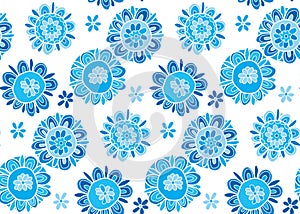 Hand drawn cute snowflake illustration.