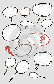 Hand-drawn design elements collection