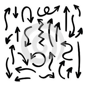 Hand-Drawn Doodle Arrows Collection