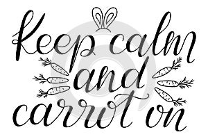 Hand drawn Easter calligraphy design