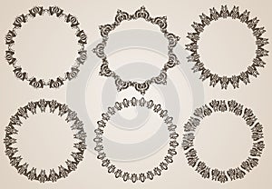 Hand drawn ethnics circles