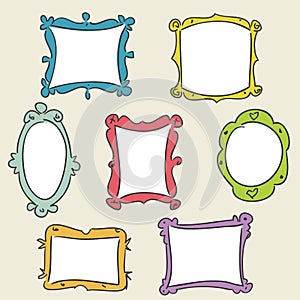 Hand drawn frames