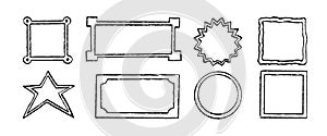 Hand drawn frames collection