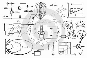 Hand drawn geometry set