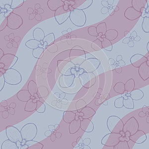 Hand-drawn Graphic Orchid: Amesiella Serena 002