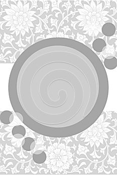 Hand drawn illustration with brightful colors and geometric elements