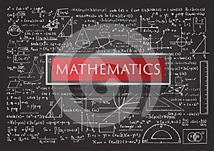 Hand drawn Mathematics photo